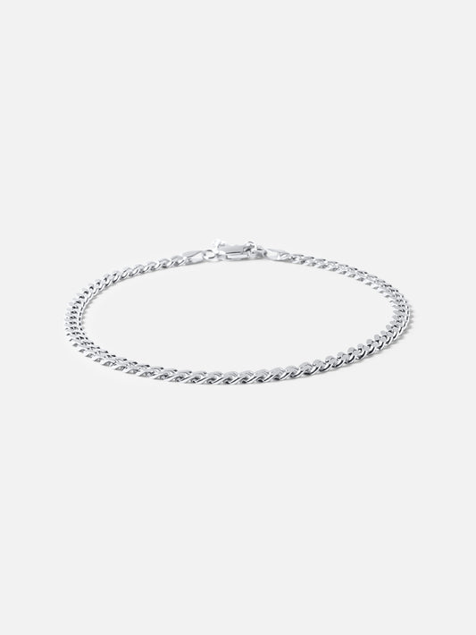 3mm Flat Cuban Bracelet