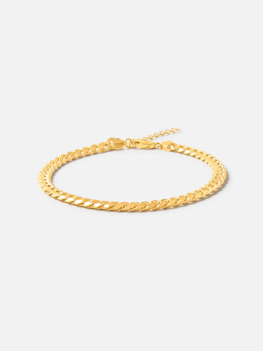 5mm Rounded Cuban Bracelet